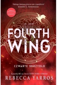 Fourth Wing. Czwarte Skrzydło. Empireum. Tom 1 (barwione brzegi)