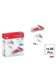 Spinacz srebrny 43mm 10x50szt