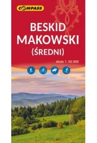 Beskid Makowski (Średni) mapa skala 1 : 50 000