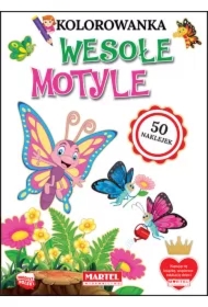 Kolorowanka Wesołe motyle