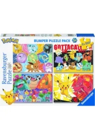Puzzle dla dzieci 4x100 el. Pokemon