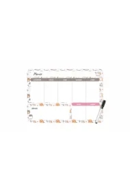 Planer magnetyczny 35x25 tygodniowy z nadrukiem kittens