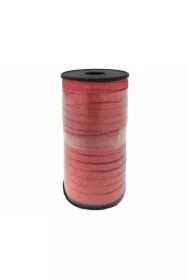 Tasiemka brokatowa czerwona