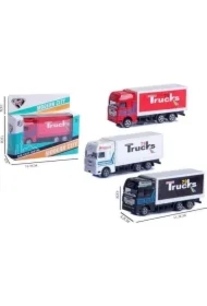 Ciężarówka metalowa z napędem 1:64 MIX