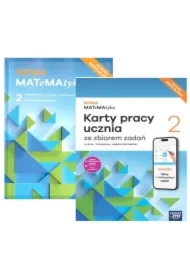 Pakiet NOWA MATeMAtyka 2. Podręcznik i Karty pracy ucznia ze zbiorem zadań SMART dla liceum ogólnokształcącego i technikum. Zakres podstawowy. Edycja 2024