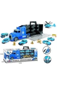 Auto kontener policja