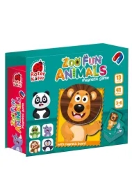 Układanka magnetyczna Zabawne zwierzęta w ZOO