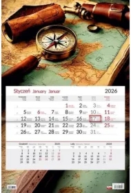 Kalendarz 2026 jednodzielny Kompas