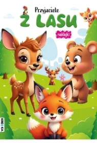 Kolorowanka z naklejkami - Przyjaciele z lasu