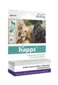 Krople dla dużych psów przeciw pchłom i kleszczom