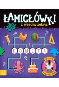 Łamigłówki z wesołą zebrą
