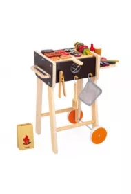 Grill drewniany z akcesoriami 3+