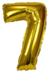 Balon foliowy XXL 7 złoty