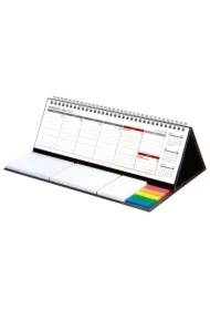 Kalendarz 2026 z notesem maxi tygodniowy czarny