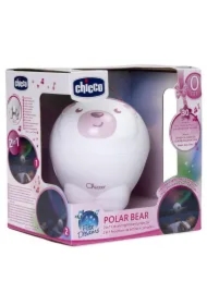 Projektor miś polarny różowy