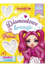 Rainbow High. Diamentowe kreacje. Koloruj i ozdabiaj