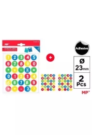 Naklejki cyferki 2 arkusze