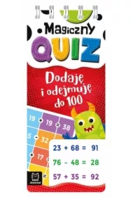 MAGICZNY QUIZ. DODAJĘ I ODEJMUJĘ DO 100. SPIRALA