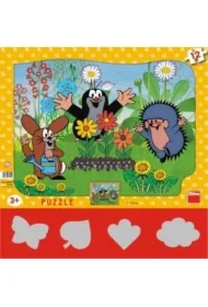 Puzzle 12 el. Krecik ogrodnik