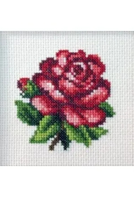 Zestaw do haftu krzyżykowego Czerwona Róża