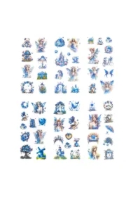 Naklejki PET - Wróżki blue stardust 6ark