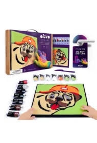 Okto Zestaw do modelowania z masy plastycznej po numerach Mops 29x29 cm