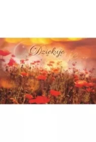 Kartka składana Dziękuję