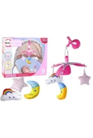 Karuzela do łóżeczka różowa