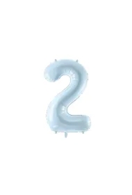 Balon foliowy 2 jasny niebieski