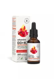 Aura Herbals Witamina D3 2000 IU + K2 + Kurkuma w kroplach 30 ml