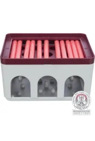 Cat Activity Rod Box , zabawka edukacyjna, dla kota, 20 x 12 x 16 cm