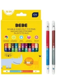 Mazaki dwustronne 12/24 kol Bebe Kids