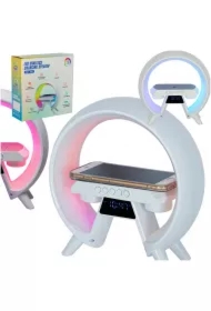 Lampka LED z ładowarką indukcyjną z radiem