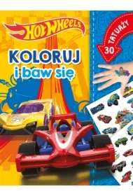 Koloruj i baw się. 30 tatuaży. Hot Wheels