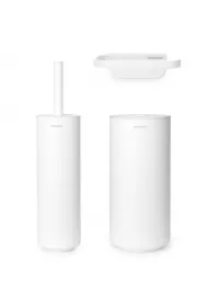 Zestaw trzech akcesoriów toaletowych MindSet Fresh White 303920