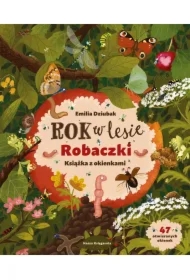 Rok w lesie. Robaczki. Książka z okienkami