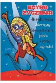 Karnet Young B6 + koperta wzór nr 15