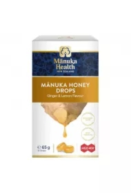 Cukierki z Miodem Manuka MGO™ 400+ i witaminą C o smaku imbirowo-cytrynowym