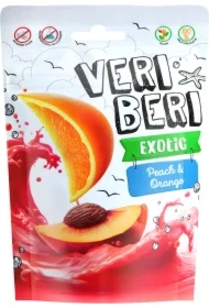 Bezglutenowe żelki Brzoskwinia i Pomarańcza