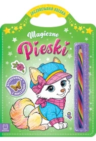 Magiczne pieski. Kolorowanka z naklejkami