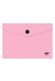 Teczka kopertowa A6 na zatrzask różowa