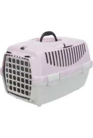 Capri 1, transporter, jasnoszary/liliowy, XS: 32 x 31 x 48 cm, MAX 6 kg