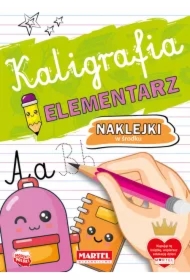 Kaligrafia Elementarz Naklejki w środku