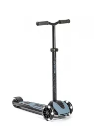 Hulajnoga trójkołowa balansowa ze świecącymi kółkami 5+ lat Steel