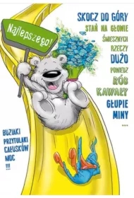 Karnet Happy B6 + koperta wzór nr 22