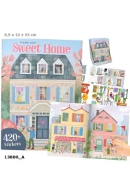 Zestaw kreatywny z naklejkami Sweet Home 13806A