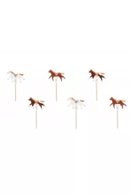 Dekoracje do muffinek konie