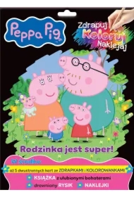 Peppa Pig. Zdrapuj, koloruj, naklejaj