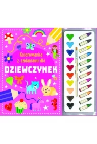 Kolorowanka z zadaniami dla dziewczynek