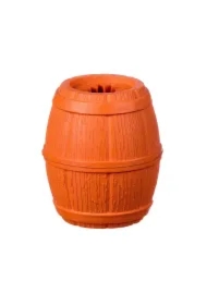 Beczka na przysmaki, pomarańczowa, 8 cm